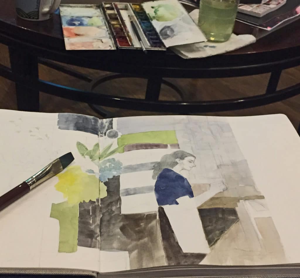 5 types of travel sketching kits I use: watercolor, minimal, study