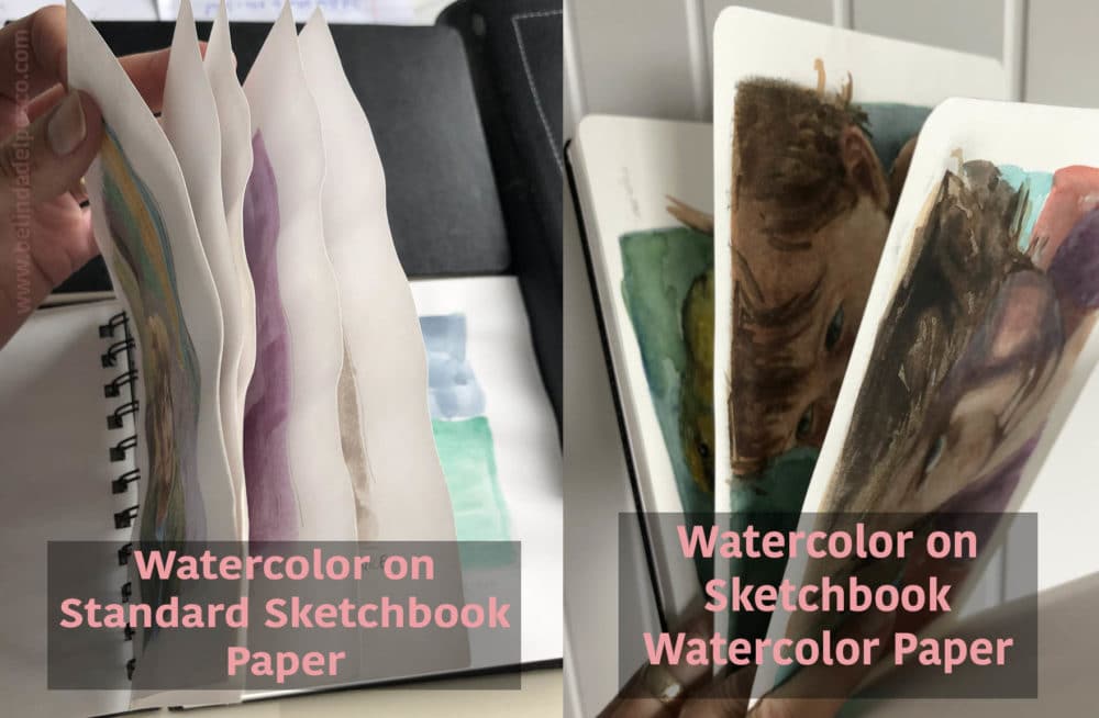 Can You Use Watercolors on Moleskine Notebooks? - Belinda Del Pesco