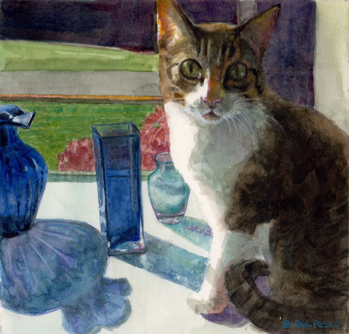 Watercolor Portraits of Pets - Belinda Del Pesco