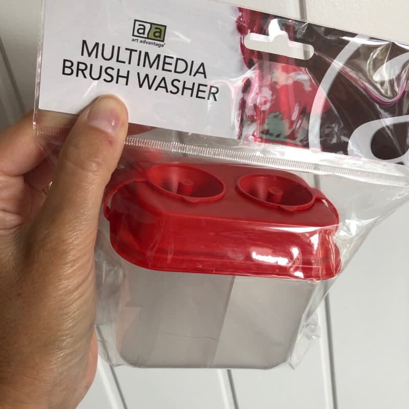 Multimedia Brush Washer Double Water Cup