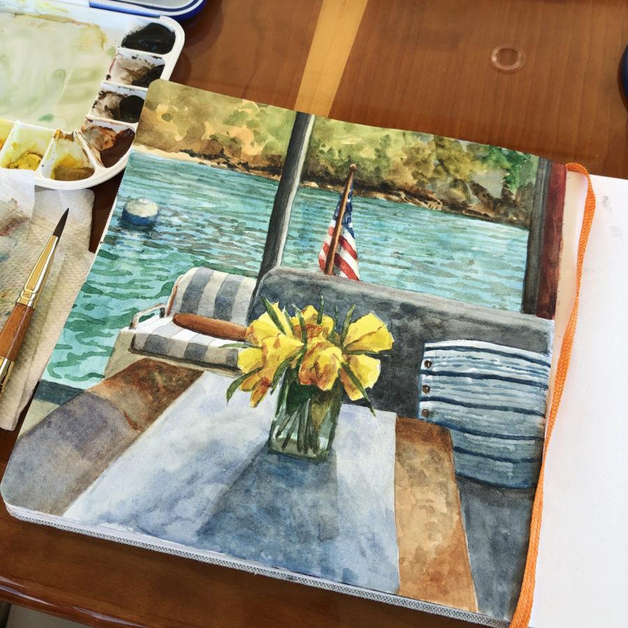 Traveling with Watercolors - Best Lightweight Art Supplies - Belinda Del  Pesco